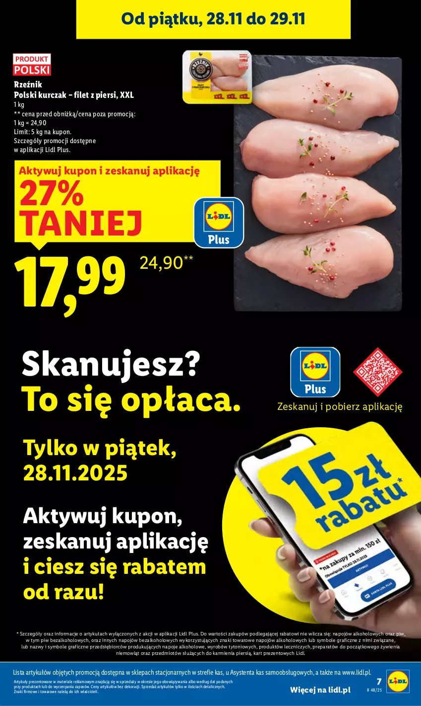 Gazetka promocyjna Lidl - GAZETKA - ważna 27.11 do 29.11.2025 - strona 7 - produkty: Gra, Karmi, Kurczak, Napoje, Znicz