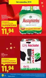 Gazetka promocyjna Lidl - GAZETKA - Gazetka - ważna od 29.11 do 29.11.2025 - strona 16 - produkty: Mus, Muszynianka, Woda mineralna, Woda, Magnez, Mleko