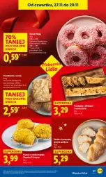 Gazetka promocyjna Lidl - GAZETKA - Gazetka - ważna od 29.11 do 29.11.2025 - strona 27 - produkty: Pączek, Ser, Cytryny, Donut