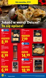 Gazetka promocyjna Lidl - GAZETKA - Gazetka - ważna od 29.11 do 29.11.2025 - strona 34 - produkty: Pierogi, Makaron, Sos, Pizza, Pellet, Boczek, Bigos, Boczek wieprzowy