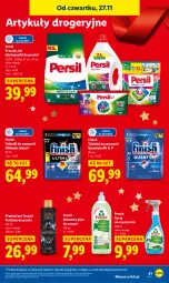 Gazetka promocyjna Lidl - GAZETKA - Gazetka - ważna od 29.11 do 29.11.2025 - strona 61 - produkty: Frosch, Spray do czyszczenia, Finish, Tablet, Perfum, Persil, Zmywarki, Kapsułki do prania, Tabletki do zmywarki