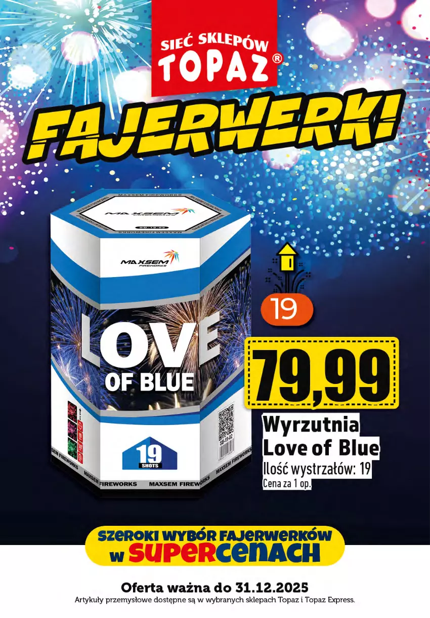 Gazetka promocyjna Topaz - Gazetka - ważna 01.12 do 31.12.2025 - strona 17 - produkty: Fa, LG, Strzałów, Top