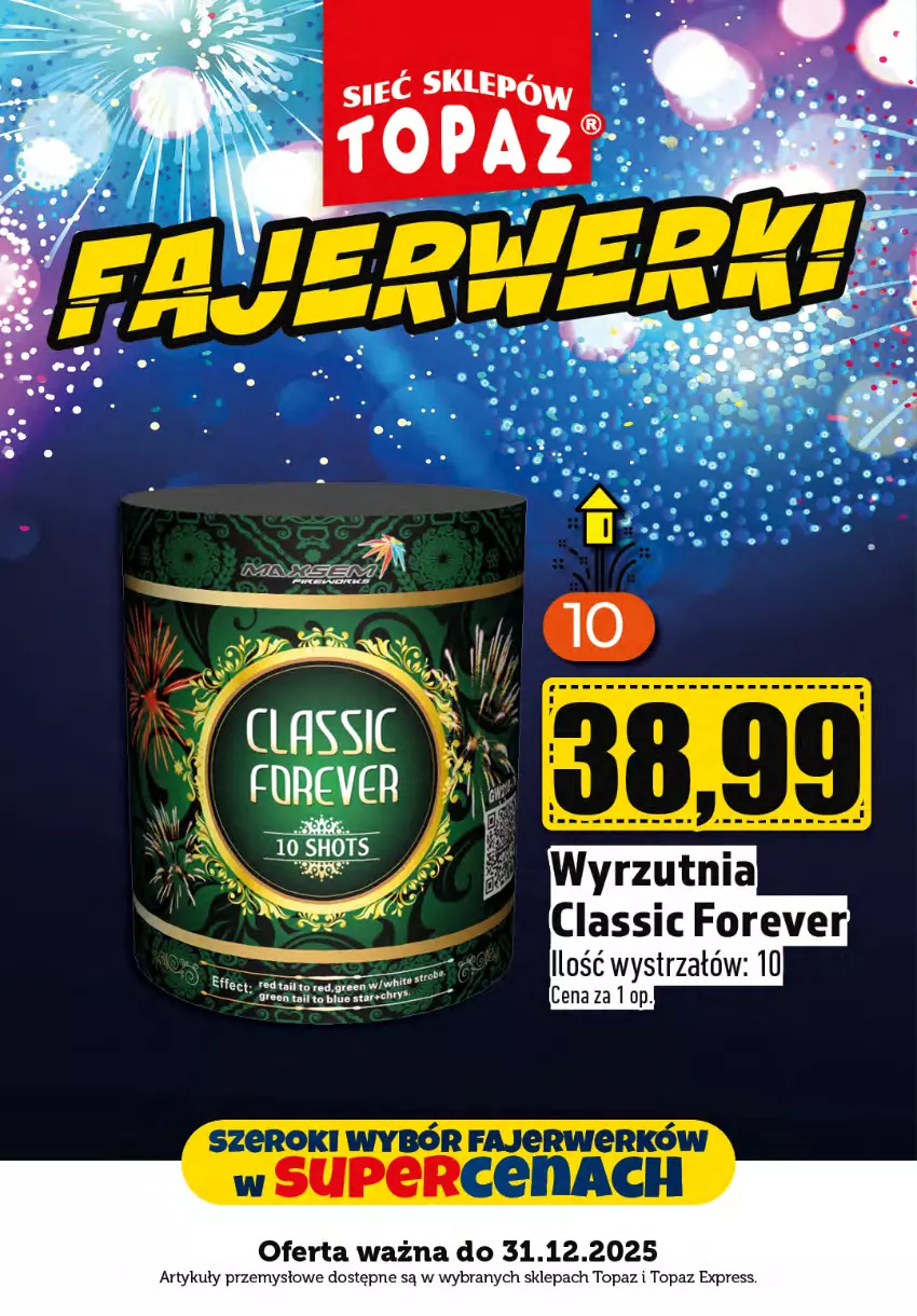 Gazetka promocyjna Topaz - Gazetka - ważna 01.12 do 31.12.2025 - strona 7 - produkty: Fa, Top