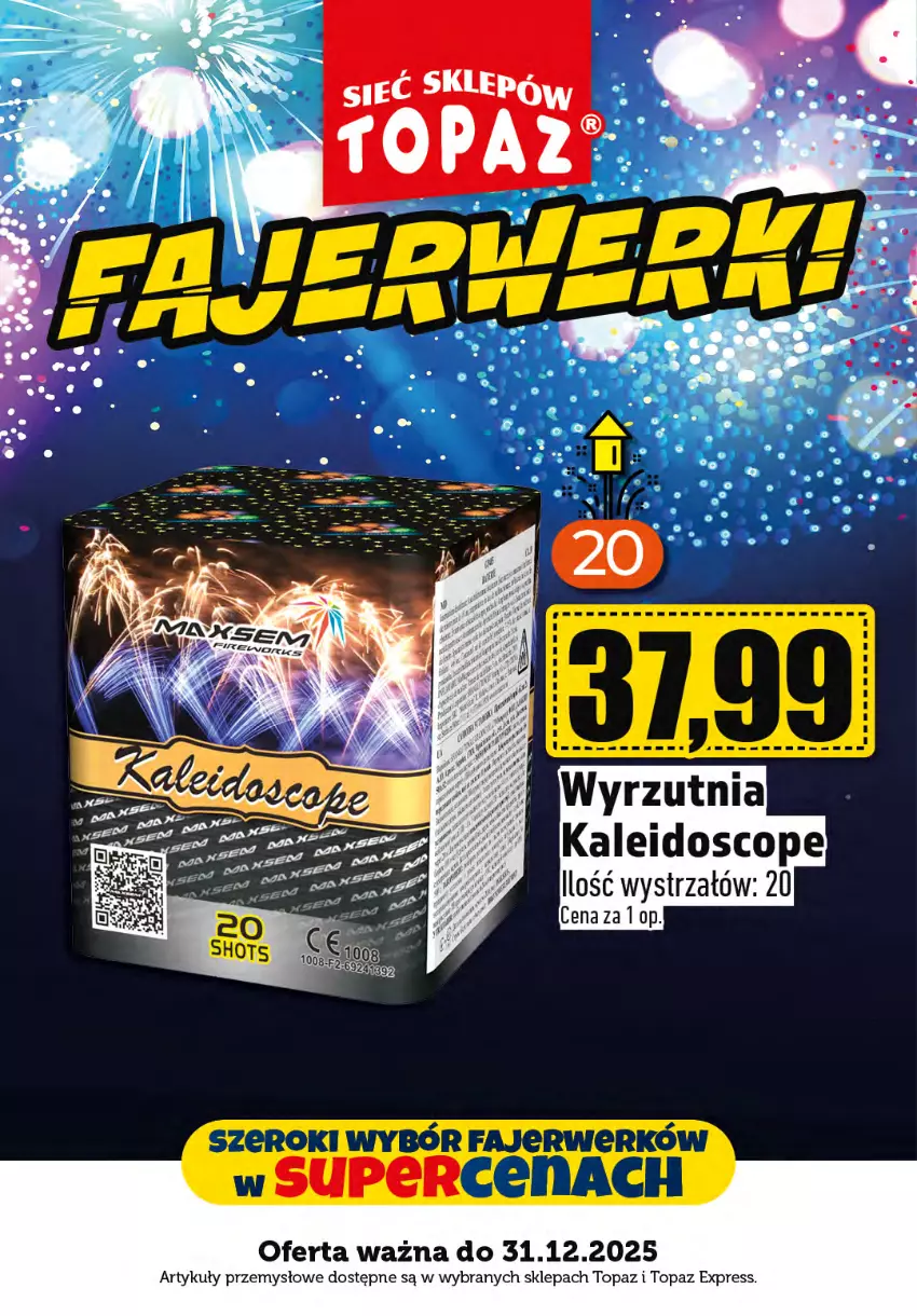 Gazetka promocyjna Topaz - Gazetka - ważna 01.12 do 31.12.2025 - strona 8 - produkty: Fa, Top