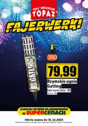 Gazetka promocyjna Topaz - Gazetka - Gazetka - ważna od 31.12 do 31.12.2025 - strona 11 - produkty: Top, Rzymskie ognie, Strzałów, Fa