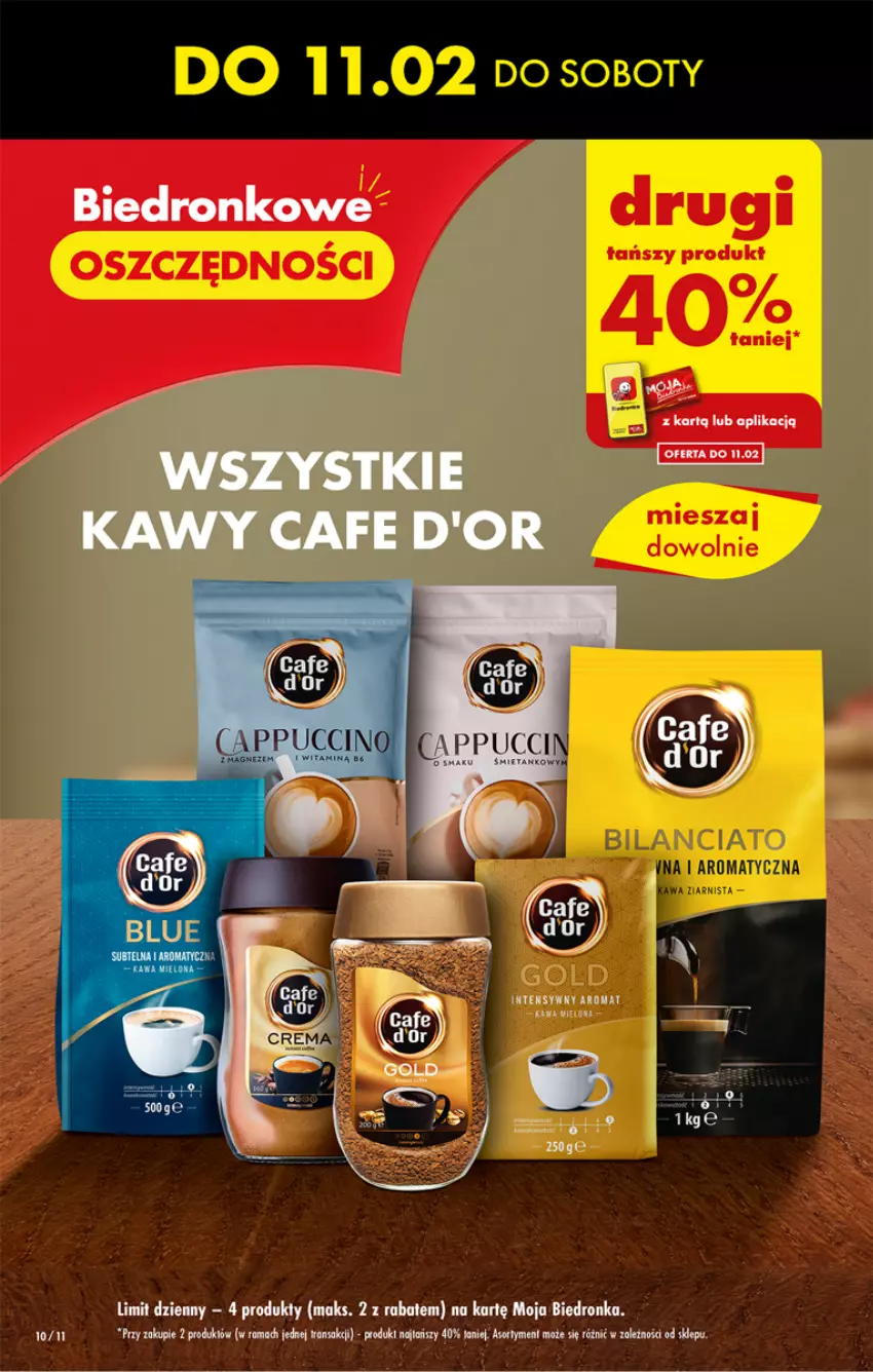 Gazetka promocyjna Biedronka - ważna 09.02 do 15.02.2023 - strona 10 - produkty: Cappuccino, Dron, Rama, Ser, Tran