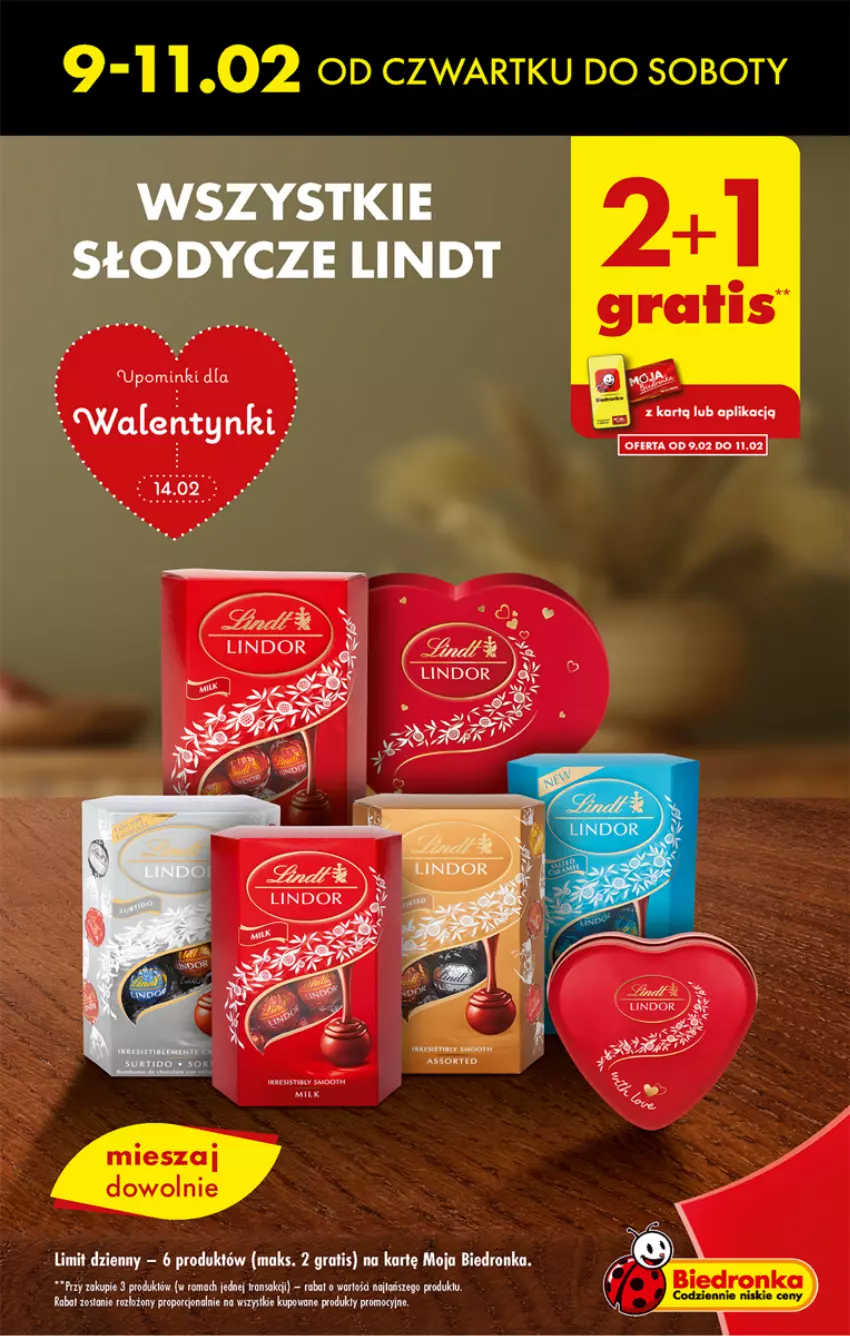 Gazetka promocyjna Biedronka - ważna 09.02 do 15.02.2023 - strona 11 - produkty: Dron, Fa, Gra, Lindor, Lindt, Por, Tran