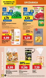 Gazetka promocyjna Lidl - GAZETKA - Gazetka - ważna od 07.09 do 07.09.2024 - strona 42 - produkty: Naleśniki, Krem pistacjowy, Sante, Bajgle, Maliny, Tagliatelle, Mąka, Dan Cake, Chleb, Gofry, Fa