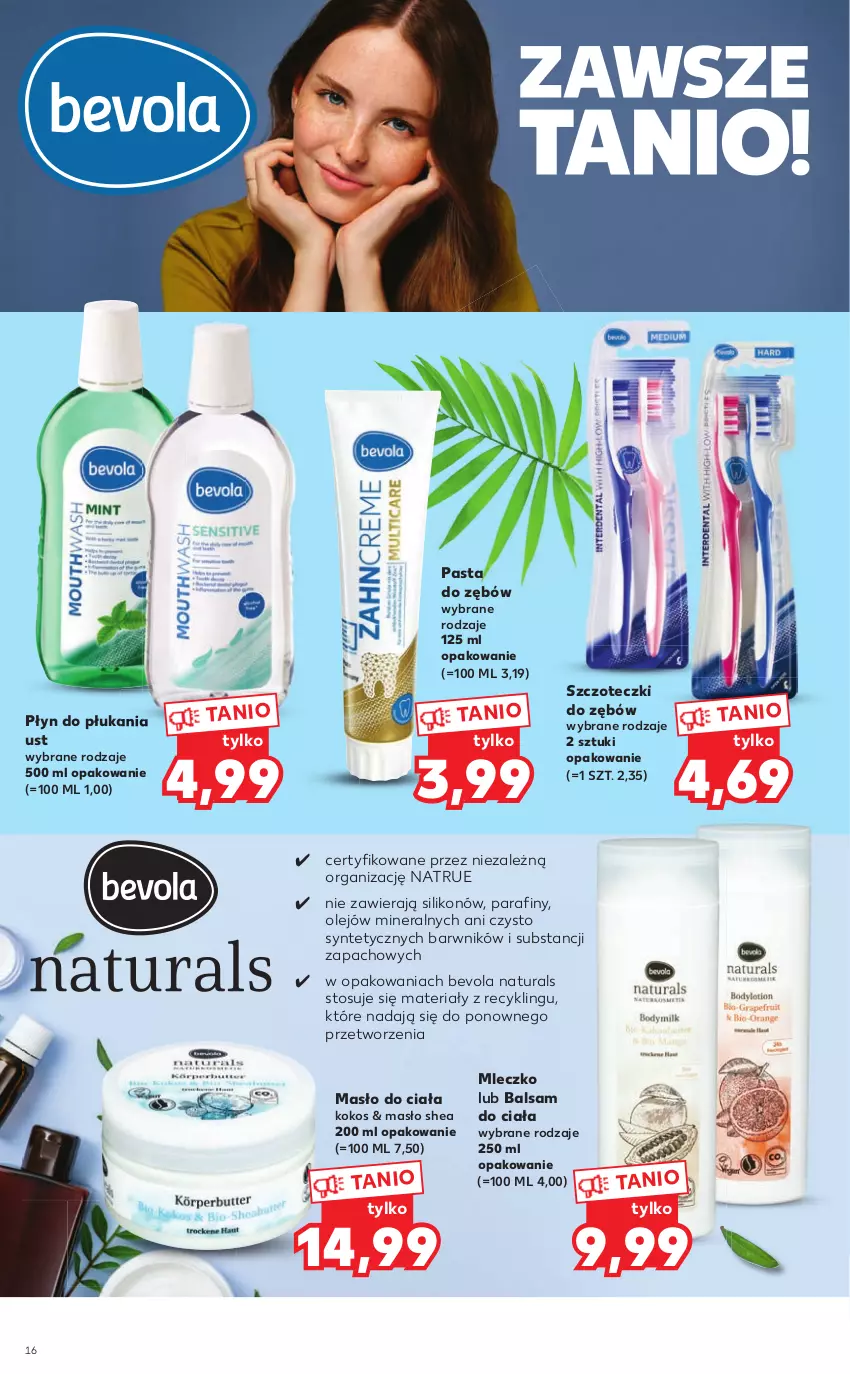 Gazetka promocyjna Kaufland - Katalog MARKI WŁASNE - ważna 11.08 do 24.08.2022 - strona 16 - produkty: Balsam do ciała, Kokos, Masło, Masło do ciała, Mleczko, Olej, Pasta do zębów, Płyn do płukania