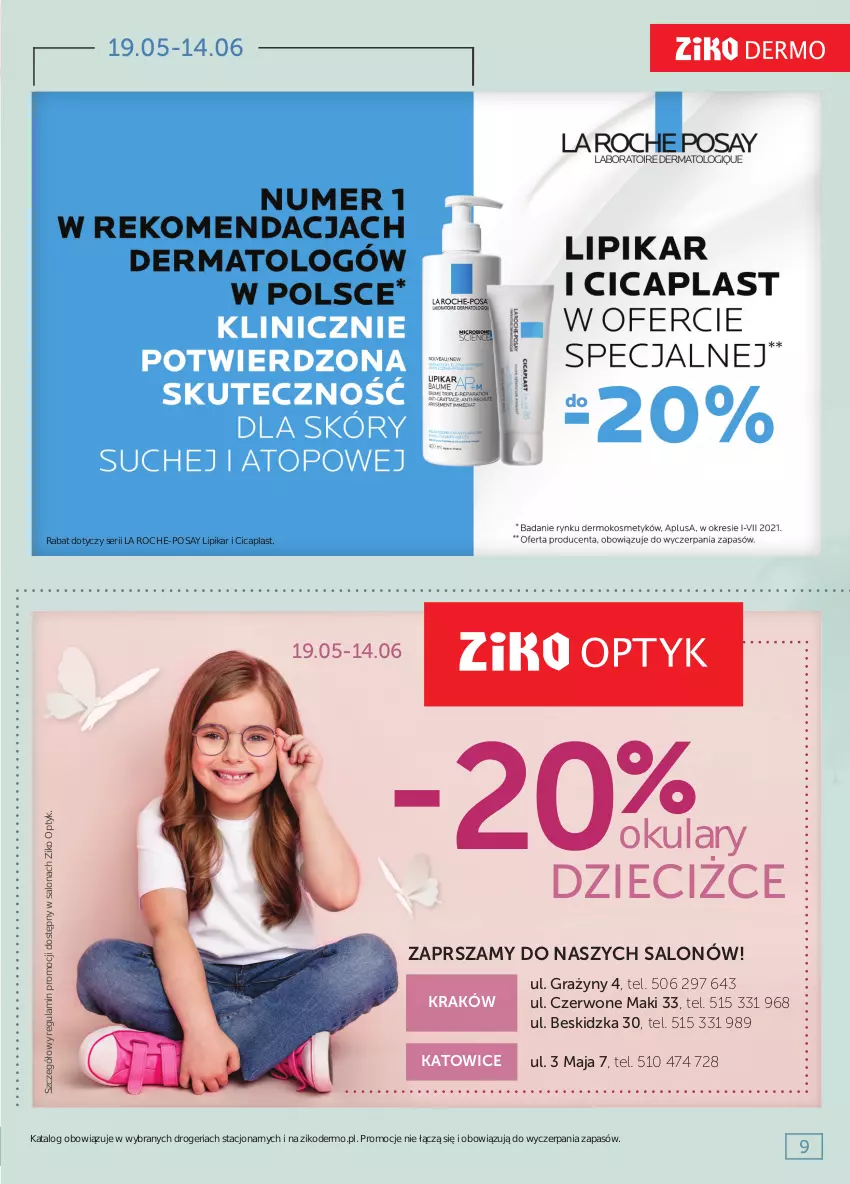 Gazetka promocyjna Ziko - 19.05-1.06.2022 - ważna 19.05 do 14.06.2022 - strona 9 - produkty: Dzieci, Gra, La Roche-Posay, Lipikar, O nas, Ser