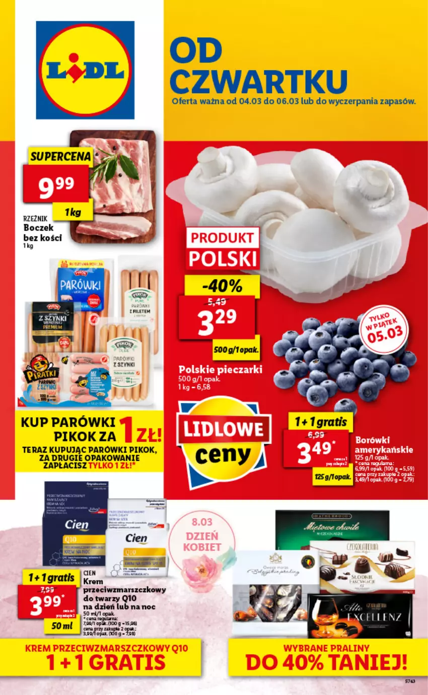 Gazetka promocyjna Lidl - GAZETKA - ważna 04.03 do 06.03.2021 - strona 1 - produkty: Boczek, Gra, Mars, Parówki, PIKOK, Tera