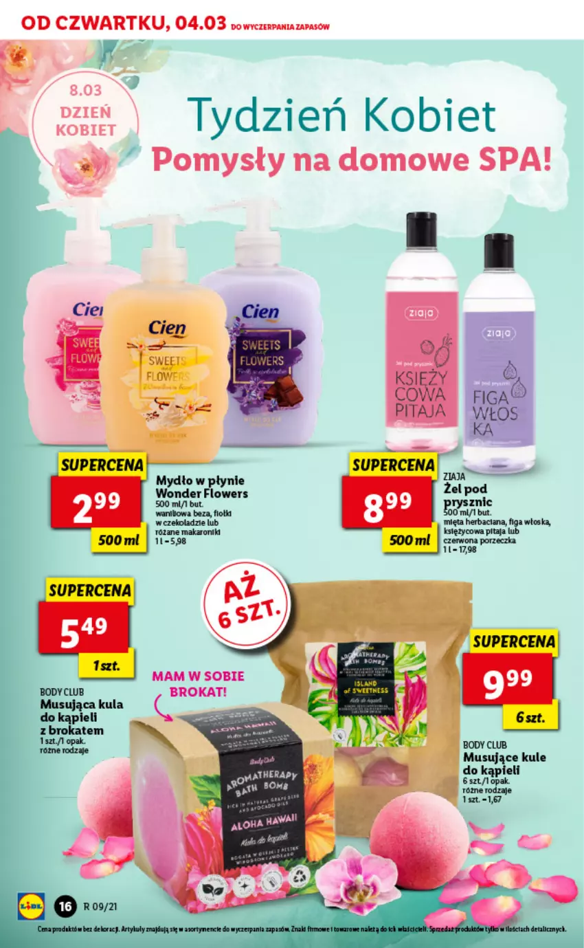 Gazetka promocyjna Lidl - GAZETKA - ważna 04.03 do 06.03.2021 - strona 16 - produkty: AEG, Makaron, Mus, Mydło, Mydło w płynie, Róża