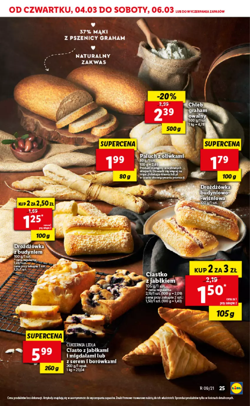 Gazetka promocyjna Lidl - GAZETKA - ważna 04.03 do 06.03.2021 - strona 25 - produkty: Borówka, Ciasto z jabłkami, Fa, Gra, Isla, Jabłka, Ser