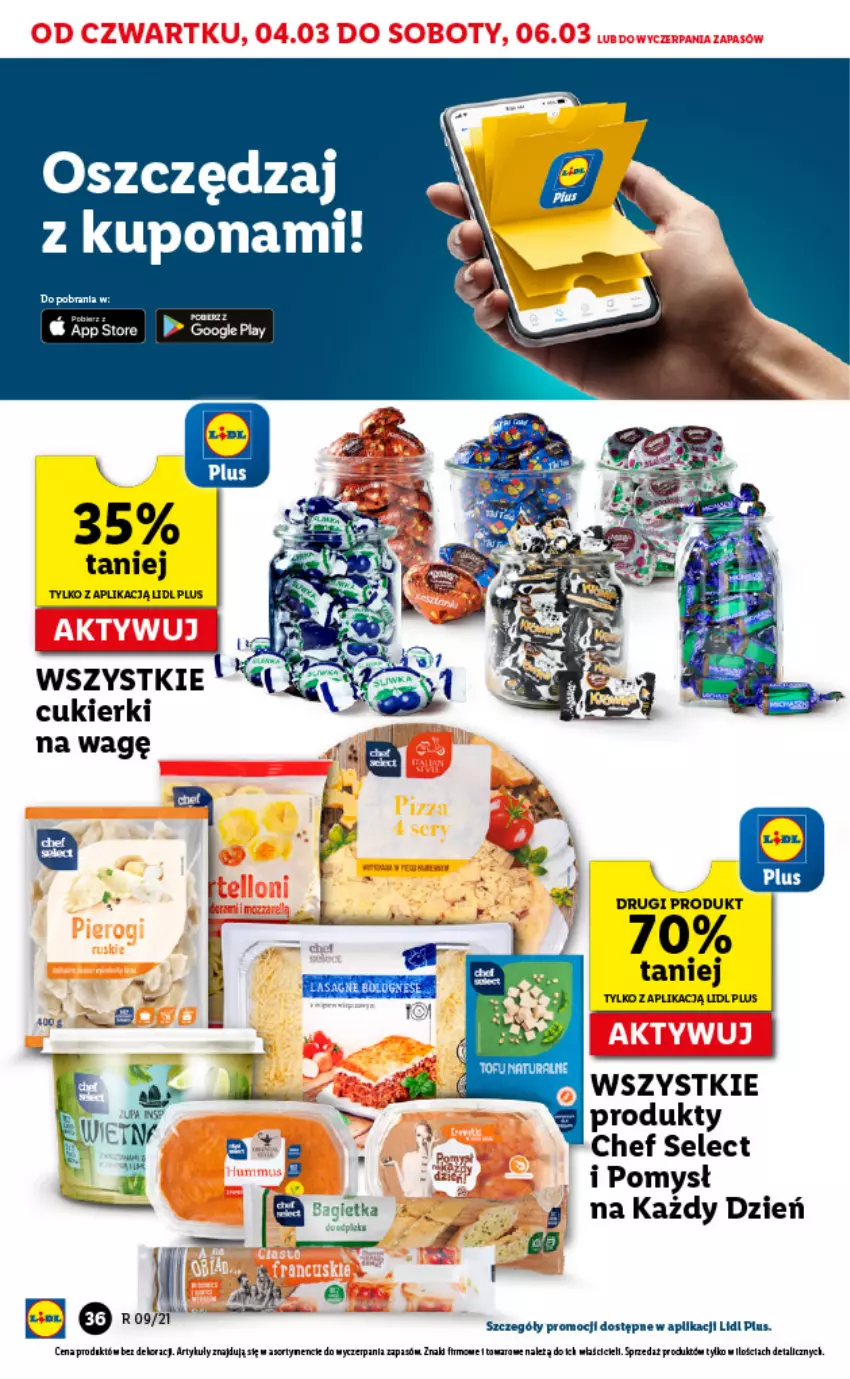 Gazetka promocyjna Lidl - GAZETKA - ważna 04.03 do 06.03.2021 - strona 36 - produkty: Bagietka, Cukier, Cukierki, Fa