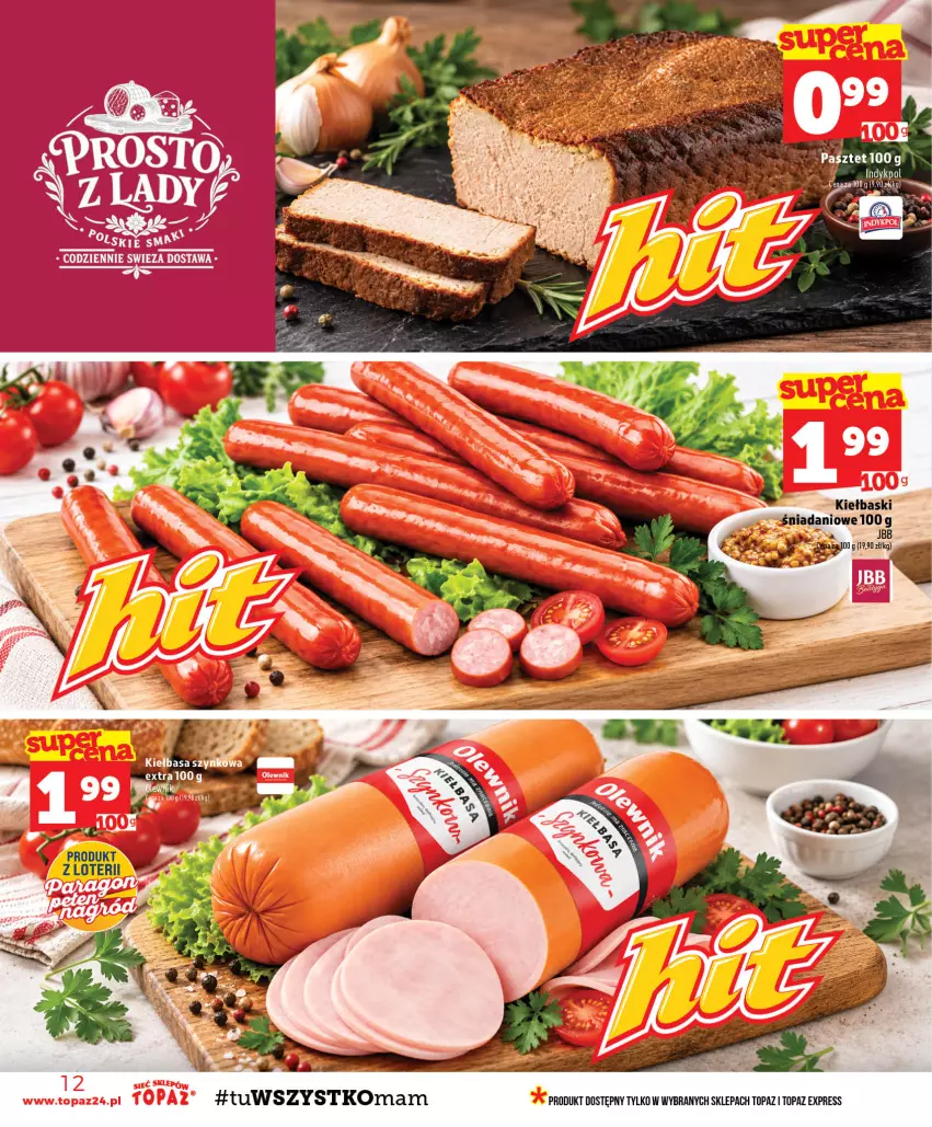 Gazetka promocyjna Topaz - Gazetka - ważna 24.09 do 30.09.2026 - strona 12 - produkty: Top
