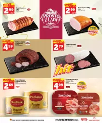 Gazetka promocyjna Topaz - Gazetka - Gazetka - ważna od 30.09 do 30.09.2026 - strona 15 - produkty: Kiełbasa wiejska, Top, Sok, Salami, Sokołów, Pekpol, Pasztet, Szynka, Rogal, Podlaski, Rolada, Kiełbasa, Olewnik
