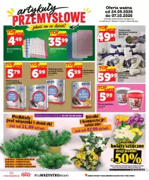 Gazetka promocyjna Topaz - Gazetka - Gazetka - ważna od 30.09 do 30.09.2026 - strona 50 - produkty: Top, Dywanik, Pościel, Mysz, Miska, Dywan, Podkład