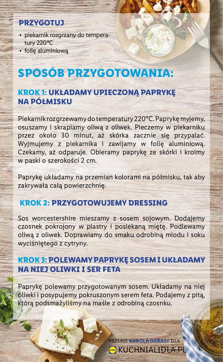 Gazetka promocyjna Lidl - KATALOG Z OFERTĄ W STYLU GRECKIM - ważna 25.10 do 29.10.2021 - strona 13 - produkty: Cytryny, Czosnek, Dres, Feta, Kuchnia, Oliwki, Piec, Piekarnik, Ser, Sok, Sos