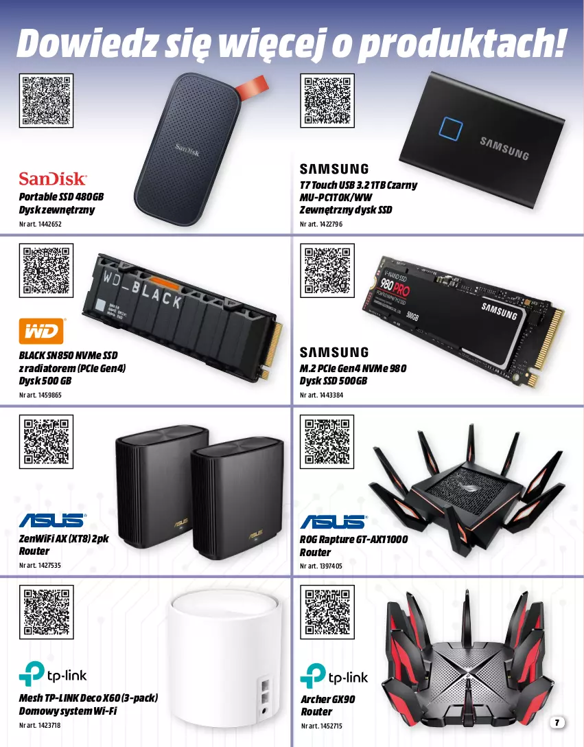 Gazetka promocyjna Media Markt - Gazetka Media Markt - ważna 01.04 do 30.04.2023 - strona 7 - produkty: Lack, Por, Router, TP-Link