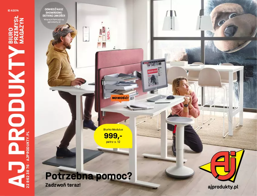 Gazetka promocyjna AJ Produkty - Biuro - ważna 01.01 do 31.03.2021 - strona 1 - produkty: Biurko, Biuro, Tera