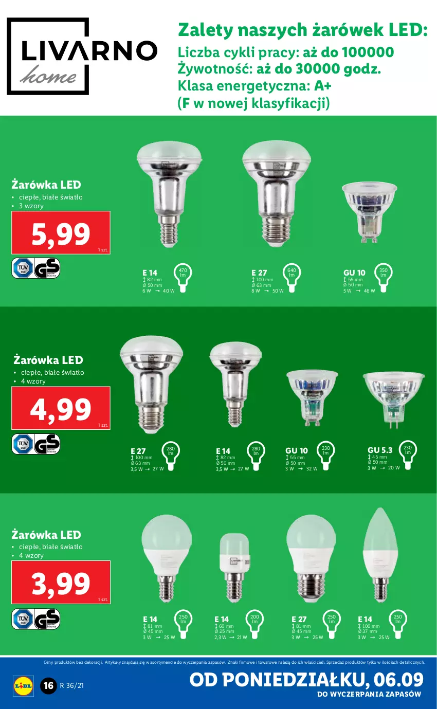 Gazetka promocyjna Lidl - GAZETKA - ważna 06.09 do 11.09.2021 - strona 16