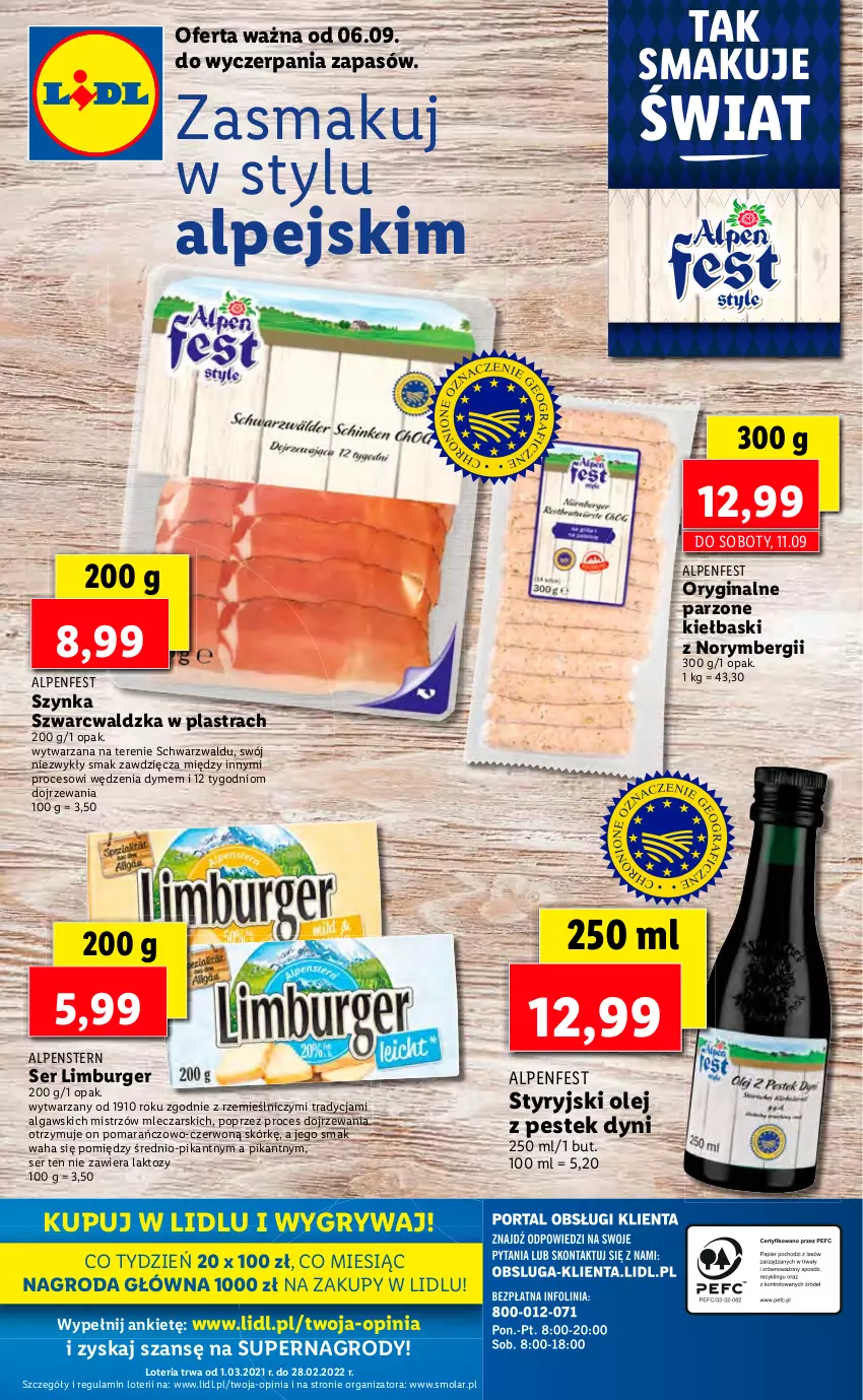 Gazetka promocyjna Lidl - GAZETKA - ważna 06.09 do 11.09.2021 - strona 48 - produkty: Burger, Gin, Gry, LG, Limburger, Mola, Olej, Ser, Stek, Szynka