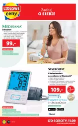 Gazetka promocyjna Lidl - GAZETKA - Gazetka - ważna od 11.09 do 11.09.2021 - strona 40 - produkty: Ciśnieniomierz, Ustnik, Inhalator, Tran, Torba, Dzieci