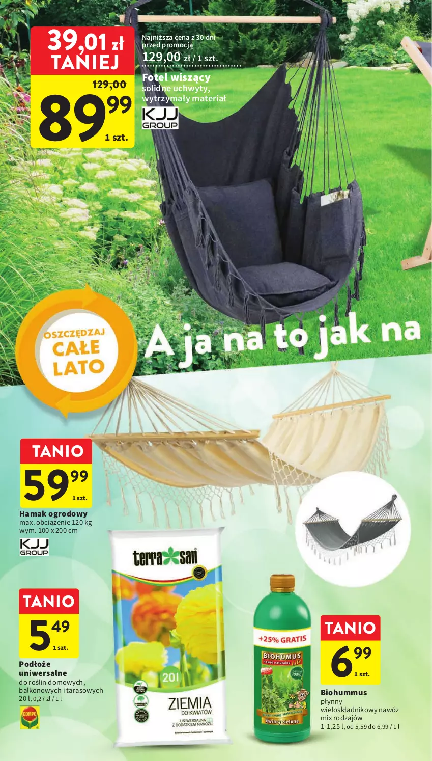 Gazetka promocyjna Intermarche - Gazetka Intermarche - ważna 01.06 do 05.06.2023 - strona 46 - produkty: Fotel, Hama, Hummus, Mus, Nawóz, Uchwyty