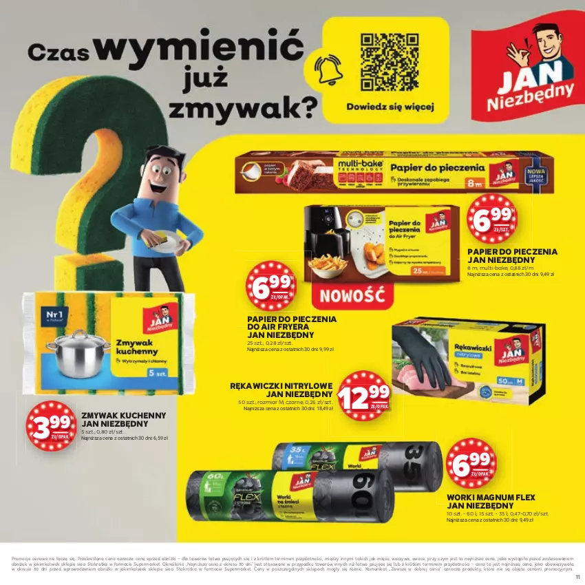 Gazetka promocyjna Stokrotka - Katalog Urodziny! - ważna 11.09 do 24.09.2025 - strona 11 - produkty: Jan Niezbędny, Mięso, Owoce, Papier, Papier do pieczenia, Piec, Warzywa