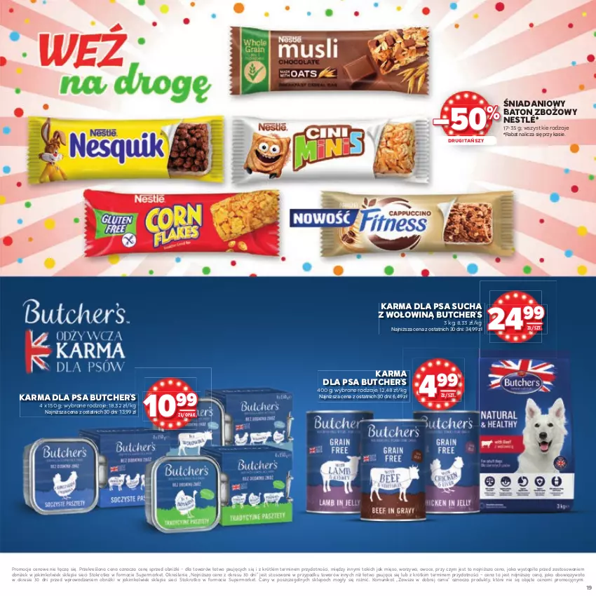 Gazetka promocyjna Stokrotka - Katalog Urodziny! - ważna 11.09 do 24.09.2025 - strona 19 - produkty: Baton, Danio, Mięso, Nestlé, Owoce, Warzywa