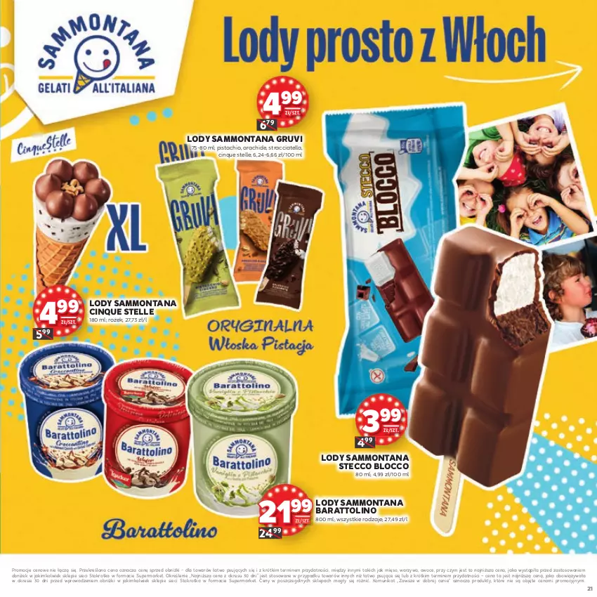Gazetka promocyjna Stokrotka - Katalog Urodziny! - ważna 11.09 do 24.09.2025 - strona 21 - produkty: Lody, Mięso, Owoce, Warzywa