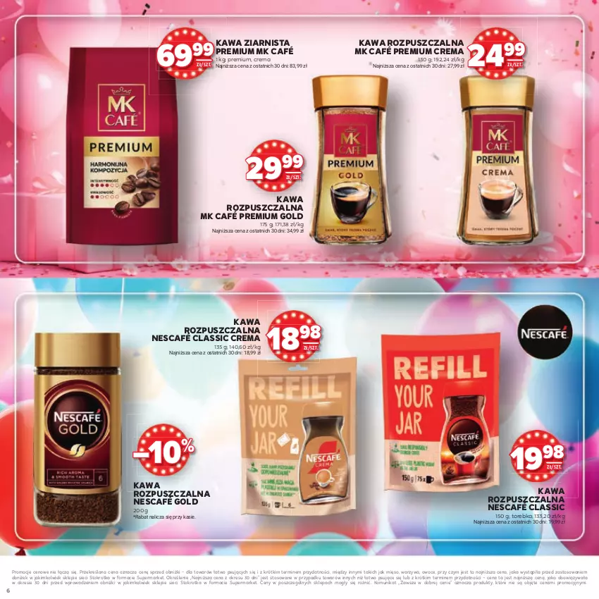 Gazetka promocyjna Stokrotka - Katalog Urodziny! - ważna 11.09 do 24.09.2025 - strona 6 - produkty: Kawa, Kawa rozpuszczalna, Mięso, Nescafé, Owoce, Torebka, Warzywa