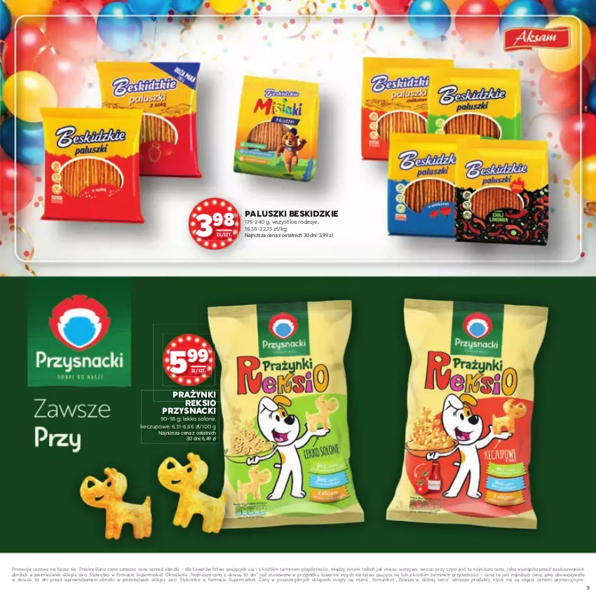 Gazetka promocyjna Stokrotka - Katalog Urodziny! - ważna 11.09 do 24.09.2025 - strona 9 - produkty: Beskidzki, Mięso, Owoce, Przysnacki, Warzywa