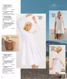 Gazetka promocyjna Bonprix - WHITE IN WHITE - Gazetka - ważna od 27.08 do 27.08.2024 - strona 4 - produkty: Papier, Sandał, Wełna, Torba, Sukienka