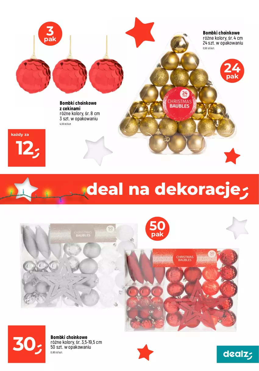 Gazetka promocyjna Dealz - MAKE A DEALZ - ważna 14.12 do 20.12.2023 - strona 21 - produkty: Bombki