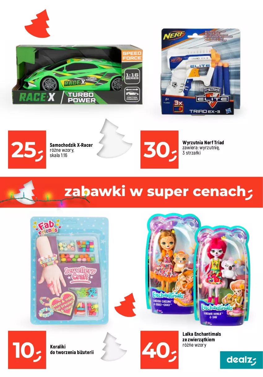 Gazetka promocyjna Dealz - MAKE A DEALZ - ważna 14.12 do 20.12.2023 - strona 25 - produkty: Acer, Chodzik, Enchantimals, Lalka, Nerf, Wyrzutnia