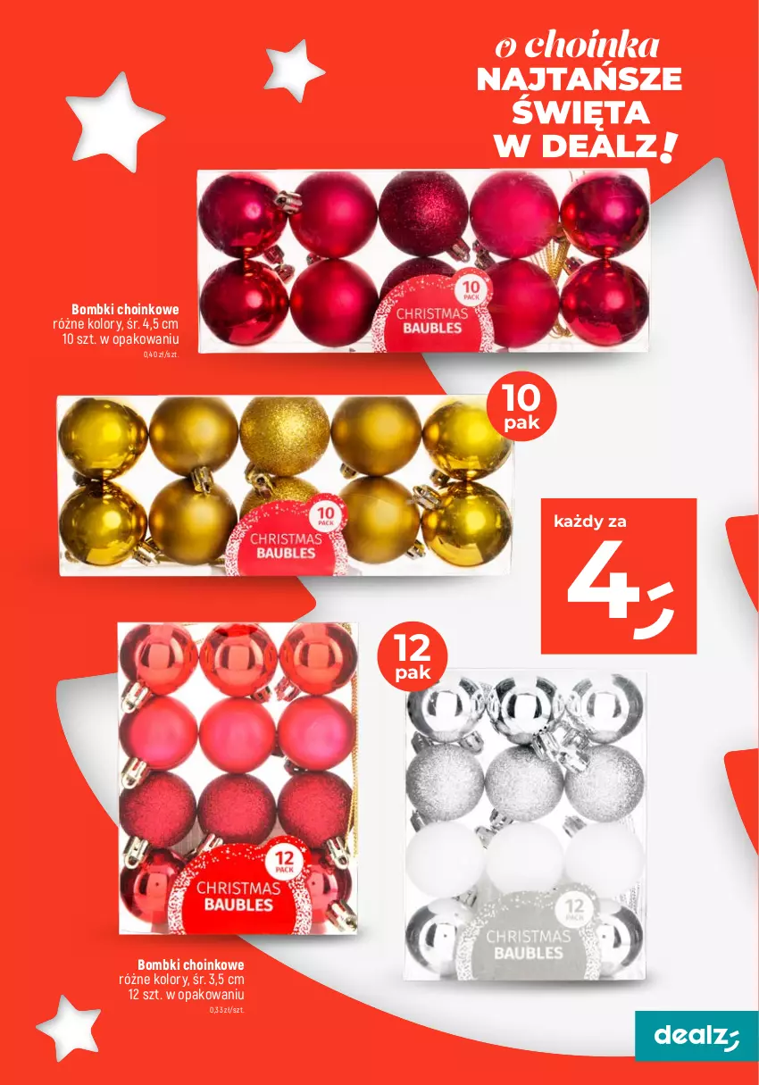 Gazetka promocyjna Dealz - MAKE A DEALZ - ważna 14.12 do 20.12.2023 - strona 5 - produkty: Bombki, Papier, Torba