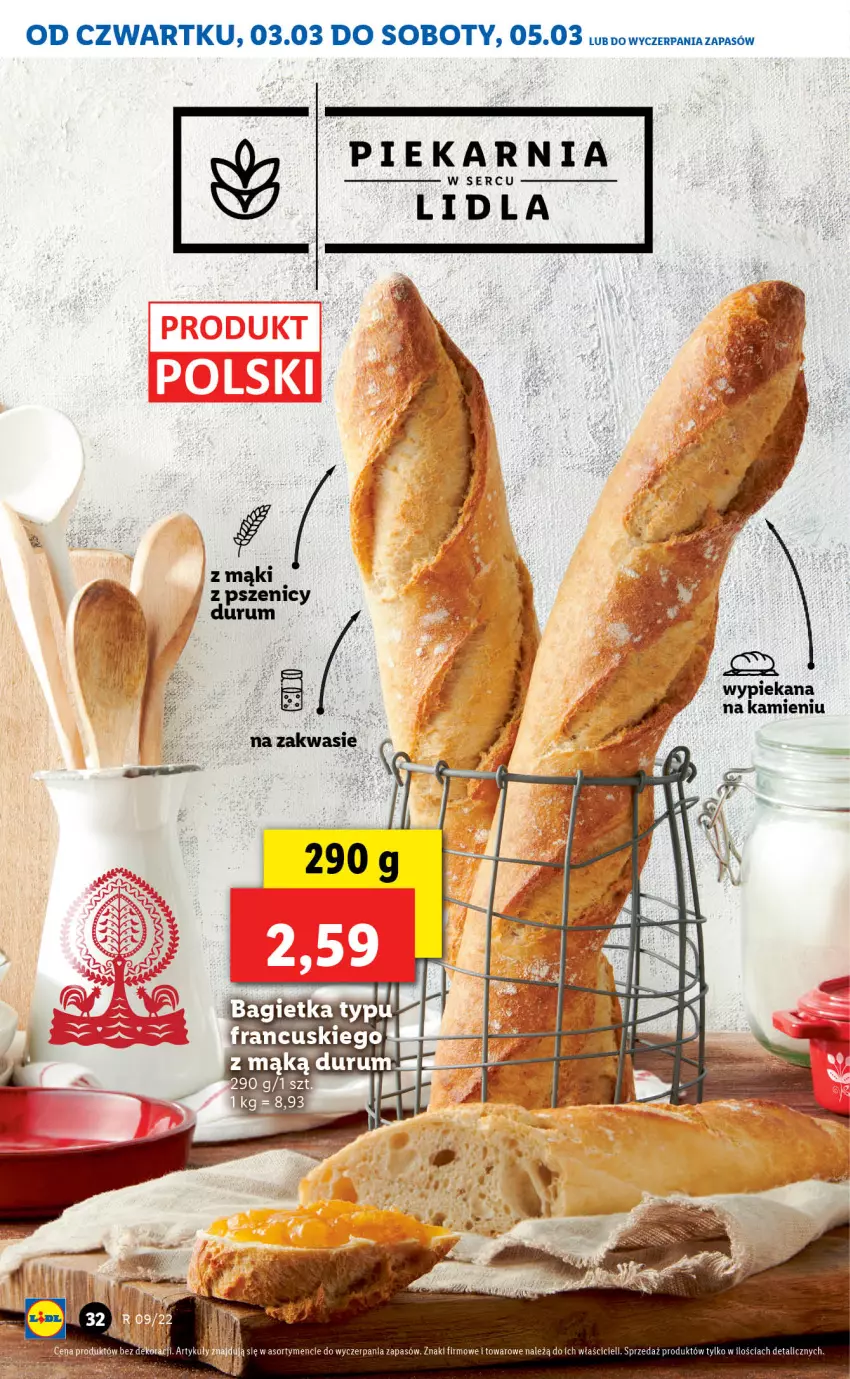 Gazetka promocyjna Lidl - GAZETKA - ważna 03.03 do 05.03.2022 - strona 32 - produkty: Bagietka, Rum