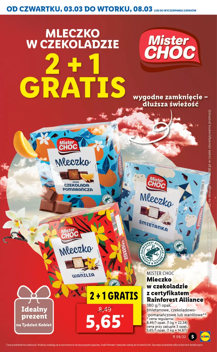 Gazetka promocyjna Lidl - GAZETKA - ważna 03.03 do 05.03.2022 - strona 5 - produkty: Mleczko