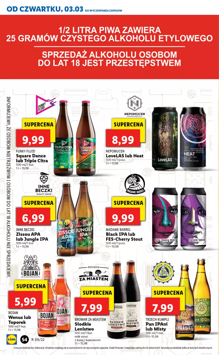 Gazetka promocyjna Lidl - GAZETKA - ważna 03.03 do 05.03.2022 - strona 54 - produkty: Fa, Lack, Lovela, Nioh