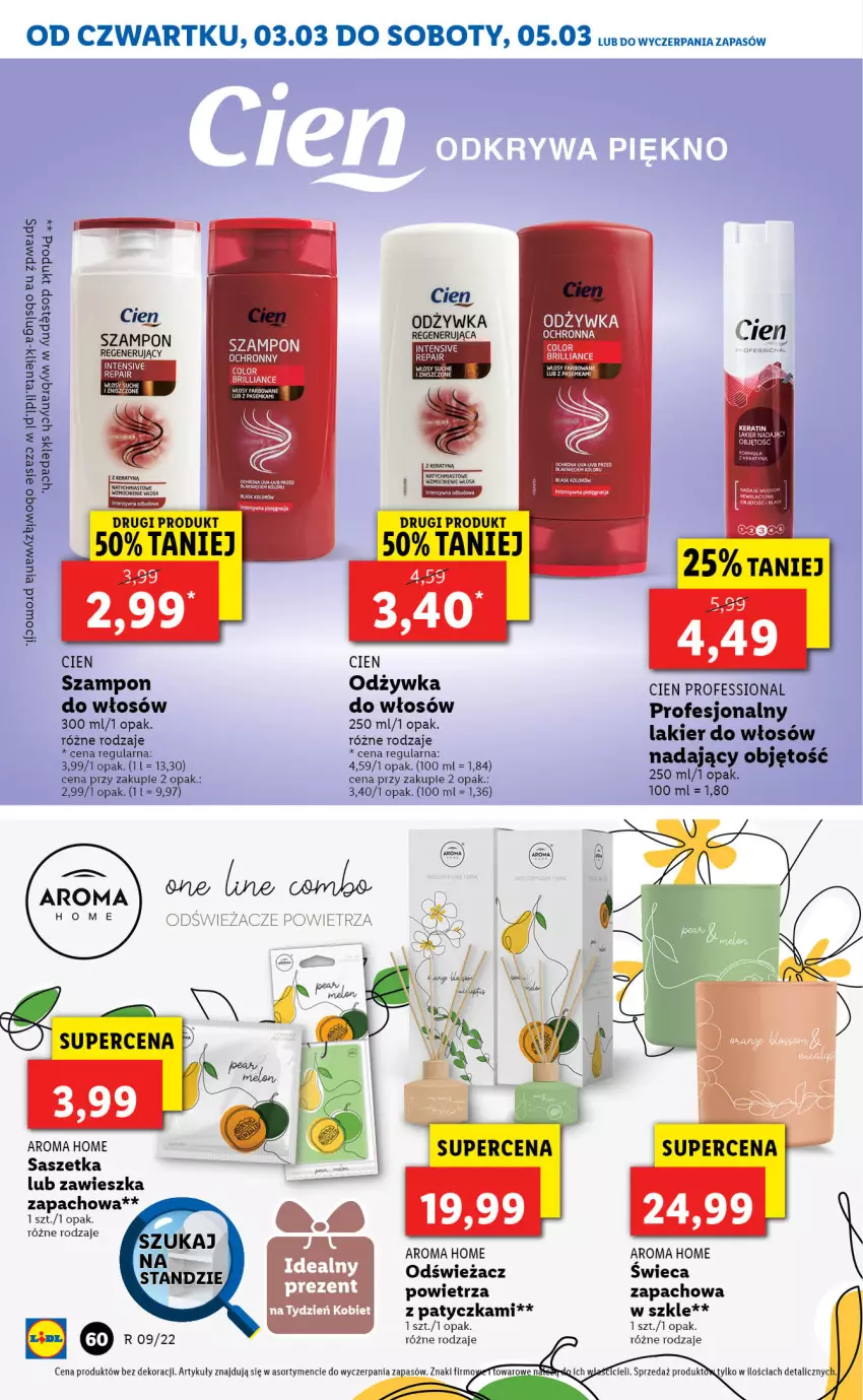 Gazetka promocyjna Lidl - GAZETKA - ważna 03.03 do 05.03.2022 - strona 60 - produkty: Lakier, Odżywka, Szampon