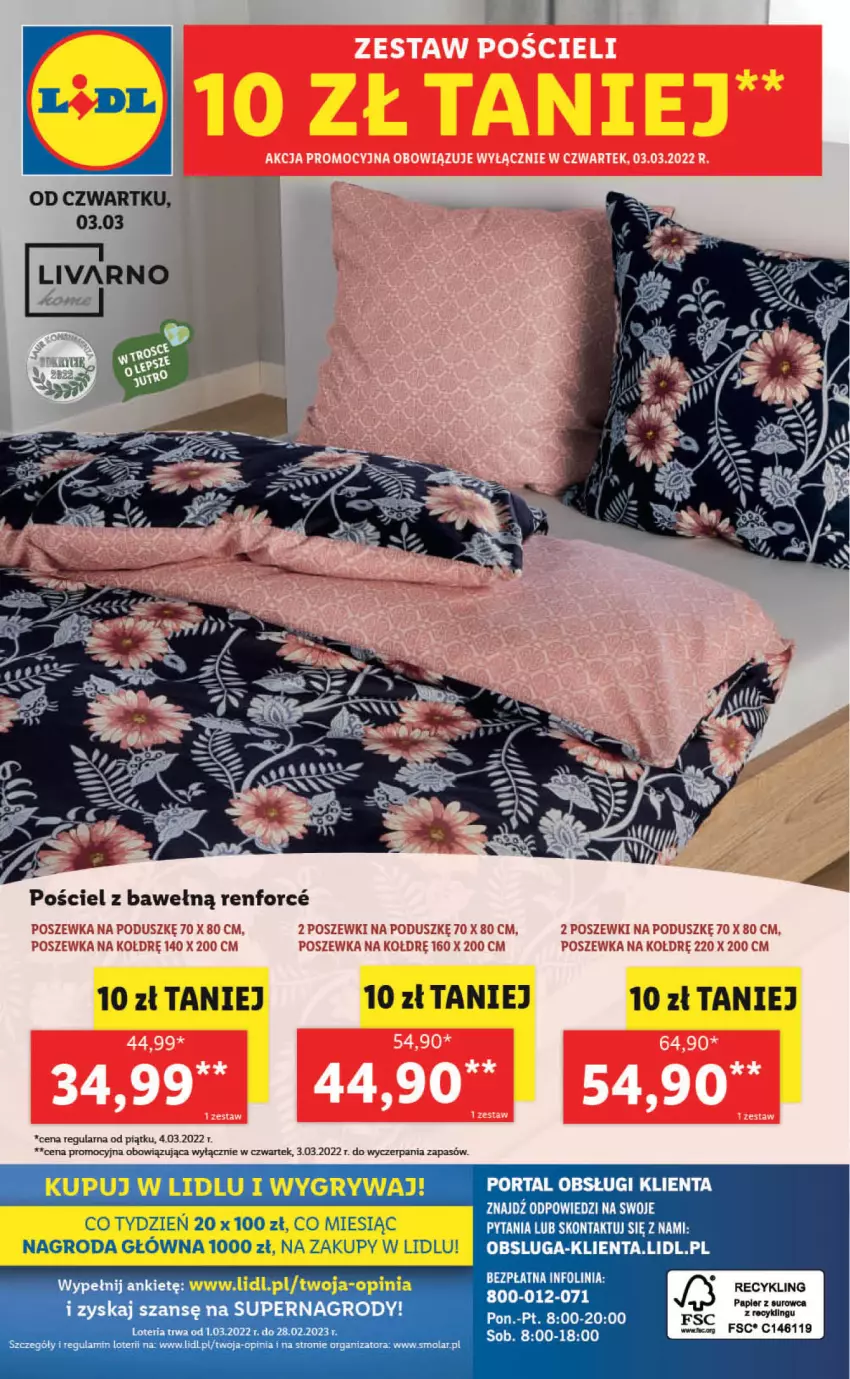 Gazetka promocyjna Lidl - GAZETKA - ważna 03.03 do 05.03.2022 - strona 64 - produkty: Gry, Por, Portal, Pościel