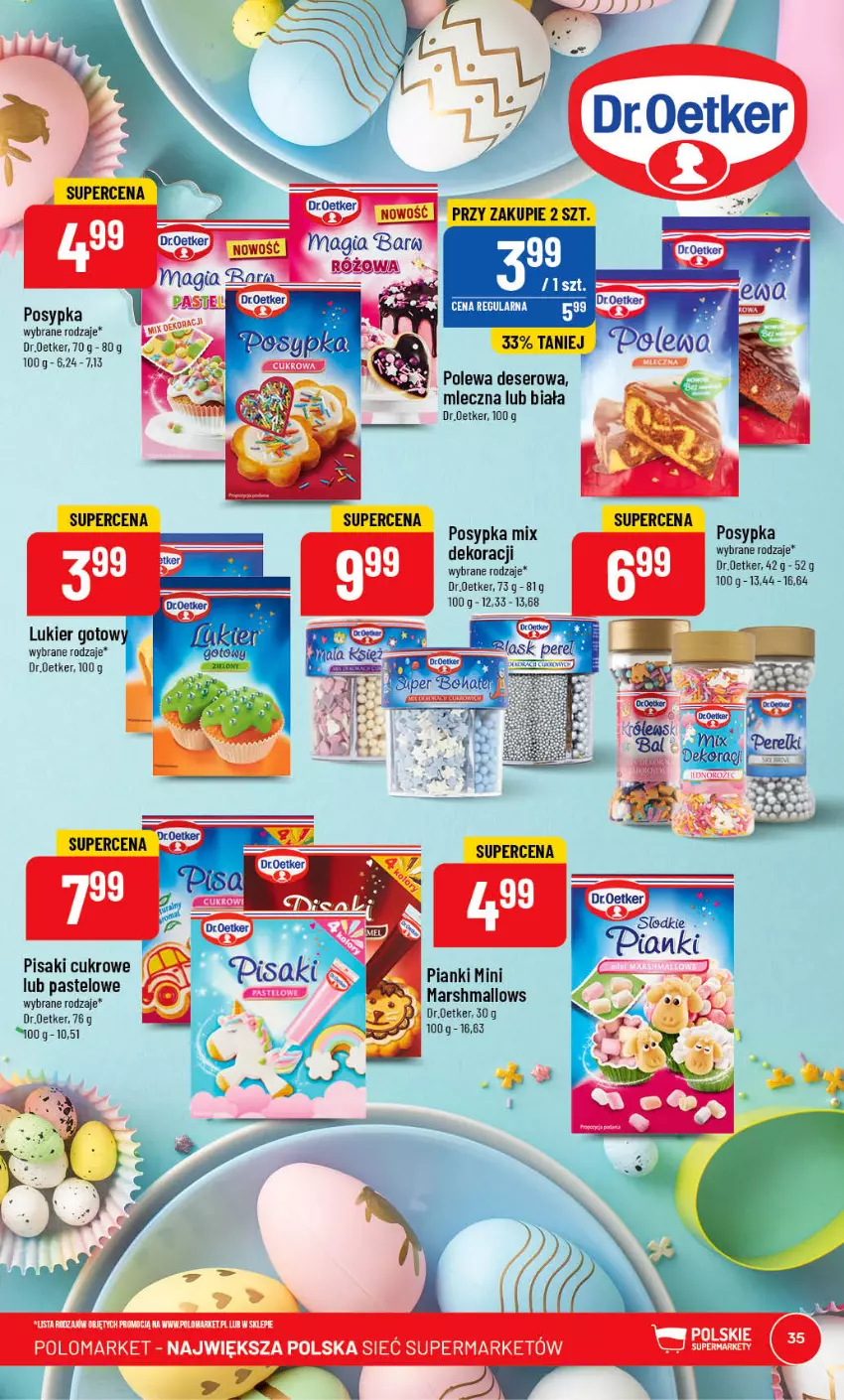 Gazetka promocyjna PoloMarket - Gazetka pomocyjna - ważna 05.04 do 11.04.2023 - strona 35 - produkty: Deser, Dr. Oetker, Mars, Marshmallows, Ser