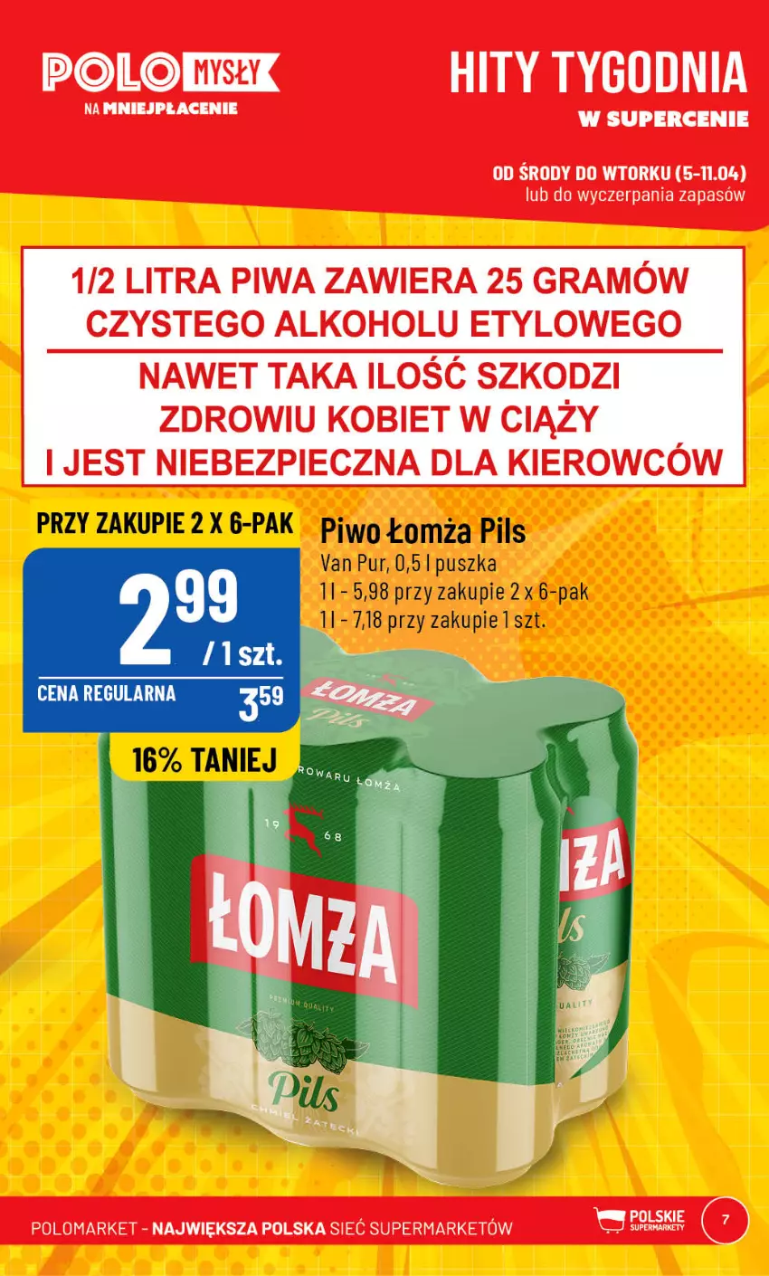 Gazetka promocyjna PoloMarket - Gazetka pomocyjna - ważna 05.04 do 11.04.2023 - strona 7 - produkty: Pur