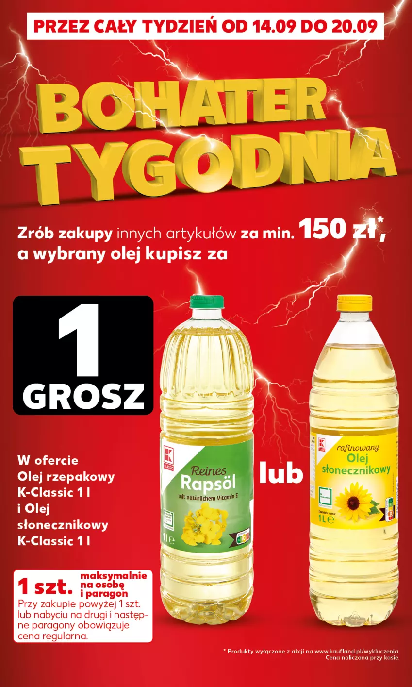 Gazetka promocyjna Kaufland - Mocny Start - ważna 18.09 do 20.09.2023 - strona 2 - produkty: LG, Olej, Olej rzepakowy