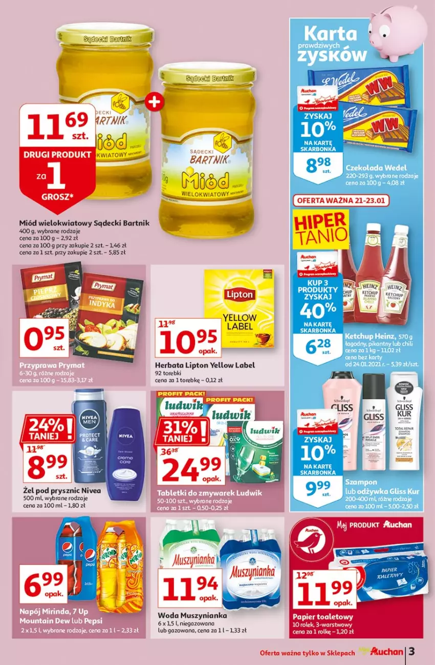 Gazetka promocyjna Auchan - Zbijamy Ceny Moje Auchan - ważna 21.01 do 27.01.2021 - strona 3