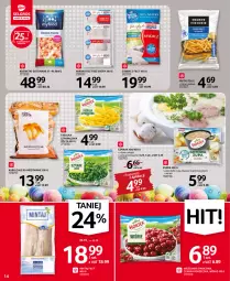 Gazetka promocyjna Selgros - Oferta spożywcza - Gazetka - ważna od 16.04 do 16.04.2022 - strona 14 - produkty: Por, Miruna, Sandacz filet, Krewetki, Mintaj, Frytki, Sandacz, Szpinak, Fa