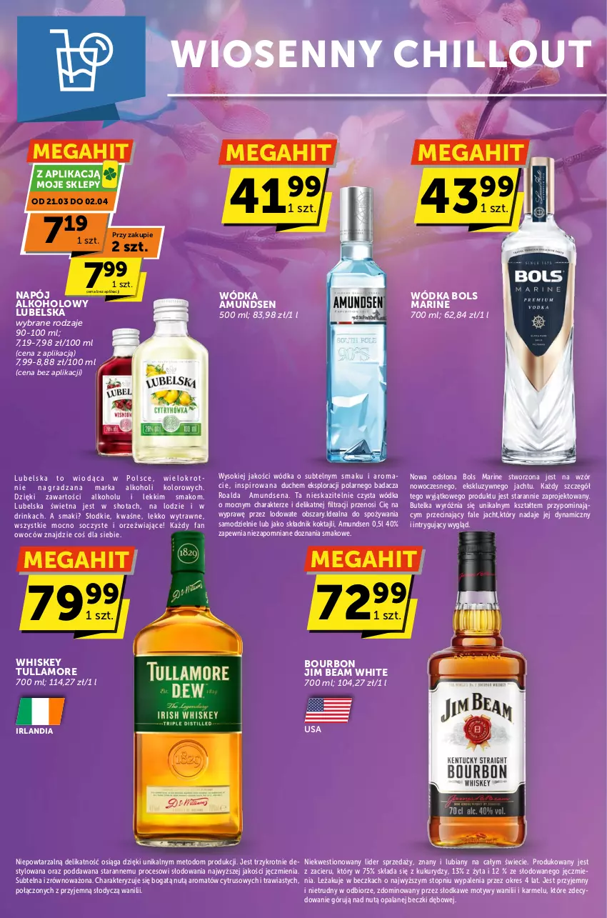 Gazetka promocyjna ABC - ważna 21.03 do 02.04.2024 - strona 2 - produkty: Amundsen, Bols, Bourbon, Fa, Gra, Inka, Jim Beam, Napój, Sok, Top, Whiskey, Wódka