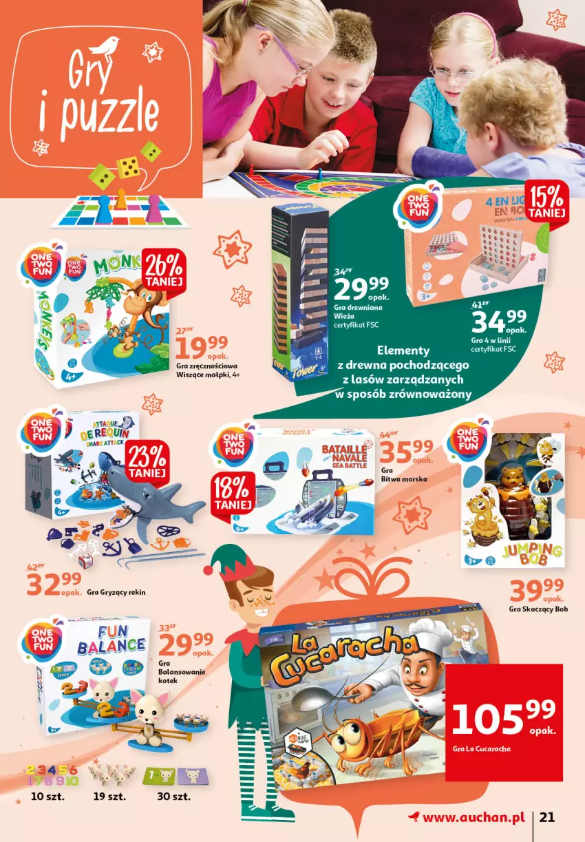 Gazetka promocyjna Auchan - Magia zabawek - ważna 12.11 do 24.11.2021 - strona 21 - produkty: Gra, Kotek