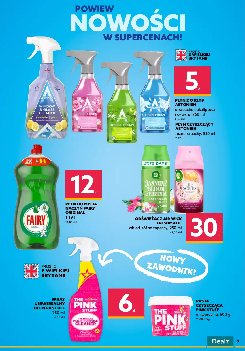 Gazetka promocyjna Dealz - POWIEW NOWOŚCIW SUPER CENACH!🆕 - ważna 24.06 do 04.07.2022 - strona 7 - produkty: Air Wick, Colgate, Cytryny, Do mycia naczyń, Fa, Fairy, Gin, LG, Mars, Mydło, Pasta do zębów, Płyn do mycia, Płyn do mycia naczyń, Płyn do szyb, Szampon